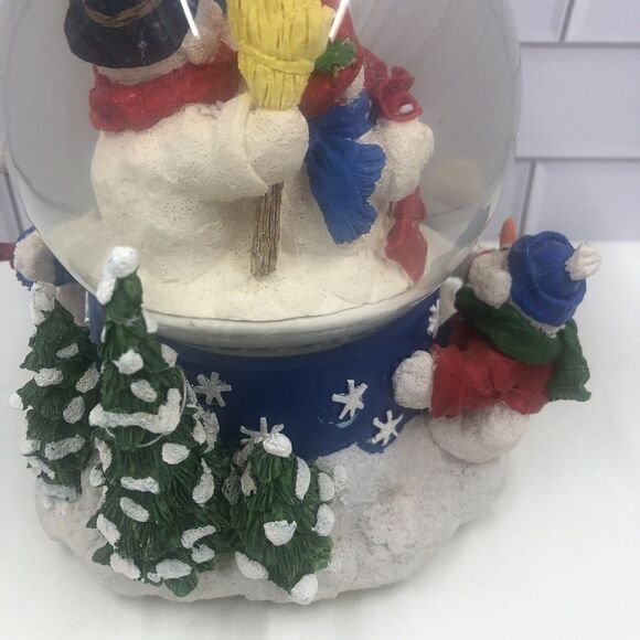 Christmas Snowman Musical Snow Globe- plays White Christmas. Approx 5 “ Tall - Picture 4 of 6